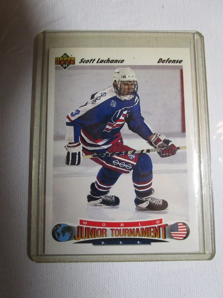 1991-92 Upper Deck Scott Lachance World Juniors #692 United States National Team - Image 1 of 1
