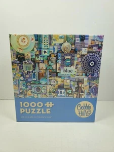 Cobble Hill Blue 1000 Piece Jigsaw Puzzle Shelley Davies Art New - Picture 1 of 4