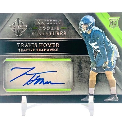 2019 Panini Majestic Signatures /199 Travis Homer #174 Rookie Auto RC Miami Univ - Image 1 of 4