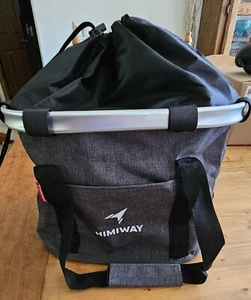 Himiway Folding Bike Front Mounted Bag Basket Black, Brand New (bk) - Picture 1 of 4