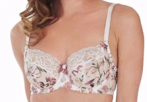 Clearance......Charnos 147804 Violet Balconnet Bra Ivory Print 32-40 D-J - Picture 1 of 3