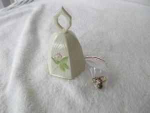 1984 Belleek Wild Irish Rose Bell~ Made in Ireland Limited + Rare~Coll. Society! - Picture 1 of 8