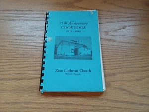 75Th Anniversary Cookbook 1980 Zion Lutheran Church Mcgrath Minnesota - Picture 1 of 8