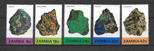 ZAMBIE N°262/266 MINERAUX 1982 NEUF ** LUXE TOP AFFAIRE !!!!!!!!!!!!!!!!!!!!!!