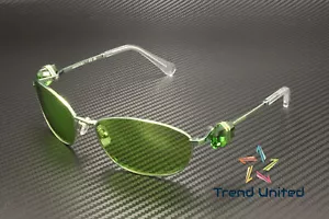 Occhiali da sole donna SWAROVSKI SK7010 400630 verde luce specchio argento 59 mm - Foto 1 di 5