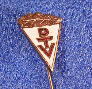 02 124 DDR Ehrennadel Bronzestufe des DTV (Deutschen Turner Verband) der DDR - Bild 1 von 2