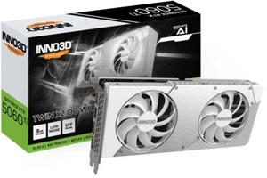 INNO3D nVidia GeForce RTX 5060 Ti TWIN X2 OC White 8GB GDDR7, 2602MHz Boost Cloc - Picture 1 of 1
