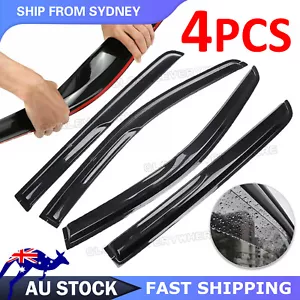 For Ford Ranger 2012-2021 Dual Cab Weathershields Window Visors Weather Shields - Picture 1 of 9