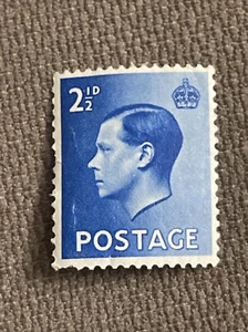 Great Britain Postage 2 1/2 D Stamp King Edward VIII Cancelled 1930's TKS432* - Picture 1 of 2