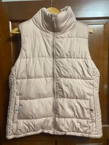 Old Navy Puffer Vest Women's Large Blush Pink Sleeveless Full Zip - Picture 1 of 1