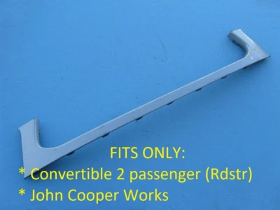 MINI COOPER (2 PASAJEROS) JCW JOHN COOPER FUNCIONA PARACHOQUES DELANTERO MOLDURA Foto 1 de 4