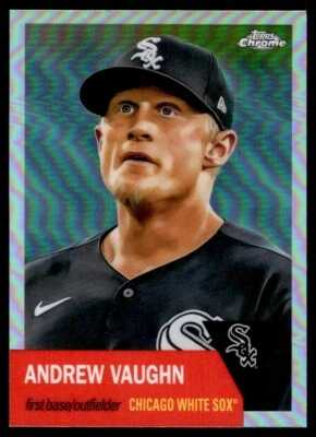 2022 Topps Chrome Platinum Refractor Andrew Vaughn Chicago White Sox #16 - Image 1 of 2