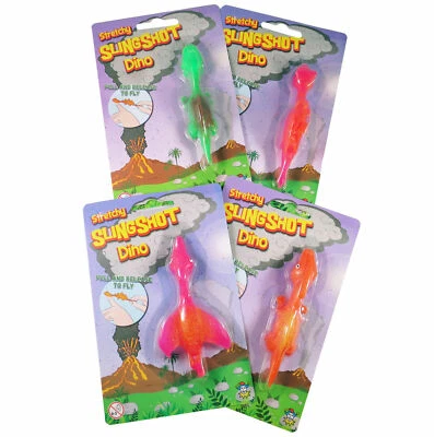 4 x Calzas elásticas para dedos de dinosaurio Catapulta Medias para fiesta Rellenos Chistes divertidos Foto 1 de 4