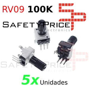 5x Potenciometro vertical tipo RV09 100K ohm lineal 0,05w resistencia ajustable - Imagen 1 de 3