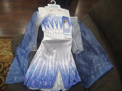 Disney Frozen II Elsa La Reina de las Nieves Vestido Disfraz Halloween Foto 1 de 4