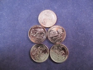 America Beautiful 2017-S 5 CLAD Quarters ELLIS ISLAND IA D.C. MO ROGERS CLARK 5 - Picture 1 of 4