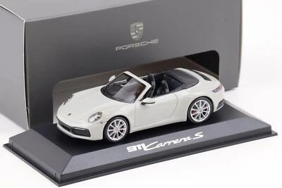 1:43 Minichamps Porsche 911 (992) Carrera S Cabriolet chalk/ black WAP DEALER