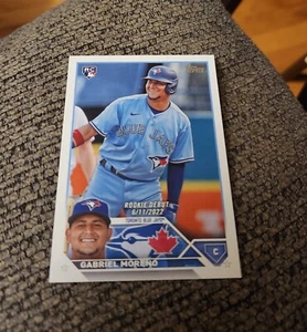 2023 Topps Update Baseball Gabriel Moreno RC US290 Rookie Debut Arizona Toronto - Picture 1 of 2