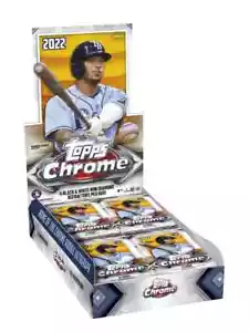 2022 Topps Chrome Baseball Hobby Lite Box Factory Sealed (Qty) - Picture 1 of 1