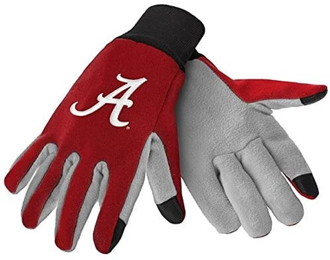 Alabama Crimson Tide Texting Gloves NEW One Size Fits Most FOCO Cover