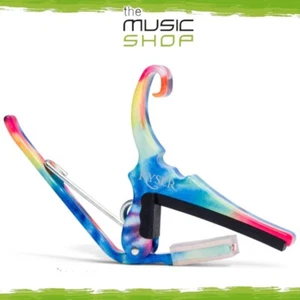 Kyser Quick Change Acoustic Guitar Capo, Tie Dye Design - KG6TDA - Picture 1 of 4