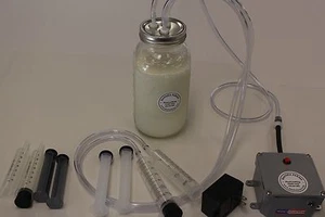 Ziege Schaf Kuh Vakuum-Puls Milchmaschine The Brute Melking Kit™ eine halbe Gallone - Bild 1 von 7