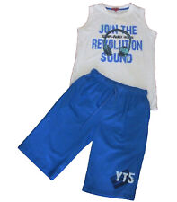 Conjuntos niño de Yatsi, pantalones cortos y camisetas ,azul , 16 años - 176