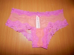 Victorias Secret Panty Cheekster M Unterhose Slip sexy cheeky Spitze orange - Bild 1 von 7