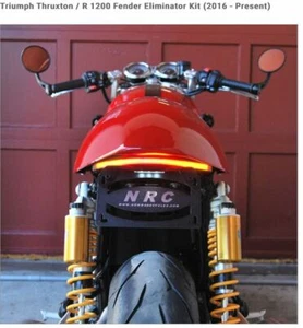 NRC NEW RAGE CYCLES Fits Triumph Thruxton / R 1200 Fender Eliminator Kit 2016- - Foto 1 di 11