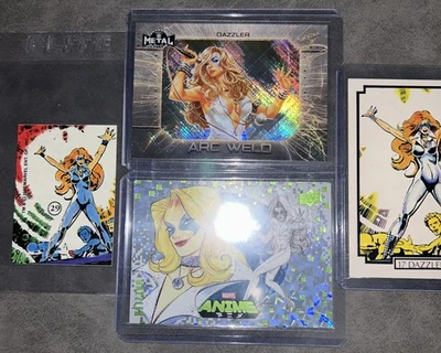 Marvel Cards X-men Metal Arc Weld DAZZLER Bonus Vintage Marvel Cards Rare Minty - Image 1 of 4