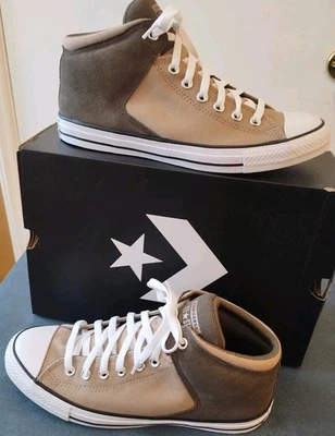 Converse Chuck Taylor All Star Cargo Brown White Mid High Street Men's 10 NIB - Image 1 of 4