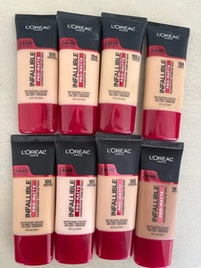 L'Oreal Paris Cosmetics Makeup Infallible Pro-Matte Foundation , CHOOSE COLOR - Picture 1 of 3