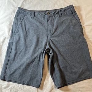 Oneill Hybrid Hyperdry Boardwalk Board Short Hombres 34 Gris Jaspeado Azulado Elástico - Imagen 1 de 12