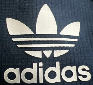 Adidas Hombre Pantalones de Sudadera Azul Gris Rayas Bolsillos con Cremallera Talla 2XL - Imagen 1 de 10