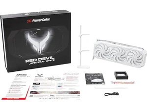 C0 PowerColor Red Devil Spectral White AMD Radeon RX 9070 XT 16GB GDDR6 NEW - Picture 1 of 1