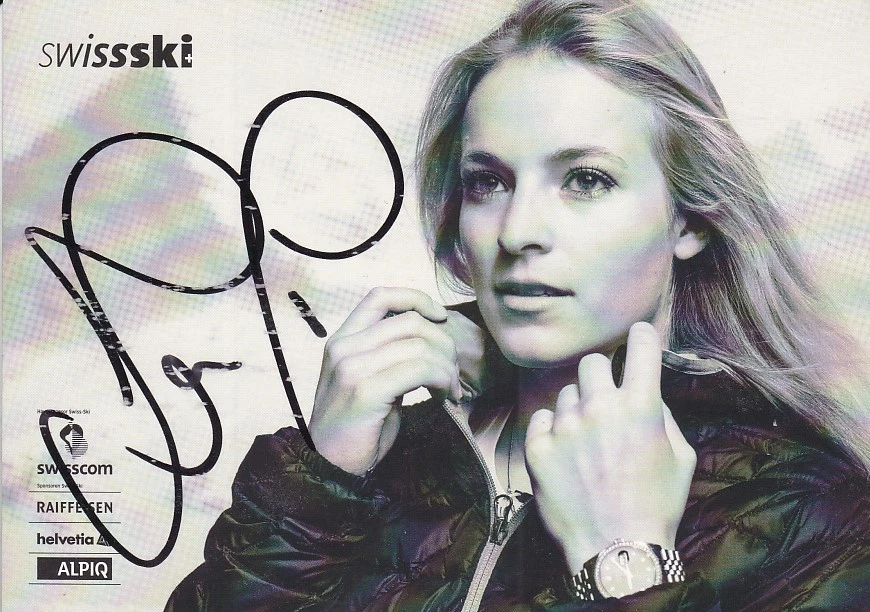 Lara GUT - Schweiz, Gold Olympia 2022 Ski alpin, Original-Autogramm! - Bild 1 von 1