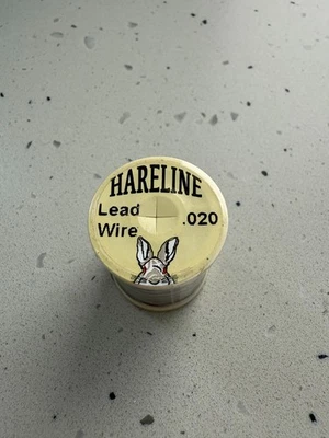 Carrete de alambre de plomo Hareline .020 para pesca con mosca atado y plantilla, sellado, NUEVO Foto 1 de 3