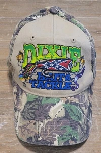 Dixie Sportsman Bait & Tackle Fishing Hat Camo Adjustable Strap Cap Camouflage  - Picture 1 of 5