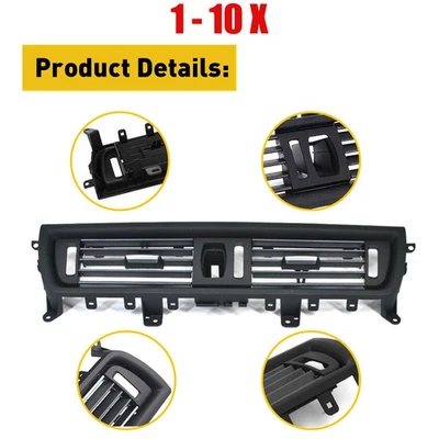 Para 535i BMW 528i 520 525 530 528 1-10X 2010-2016 Parrilla Consola Tablero Aire Acondicionado Ventilación Foto 1 de 4