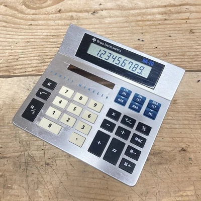 Texas Instruments BA-20 Solar Calculator Profit Manager Tested - Image 1 of 4