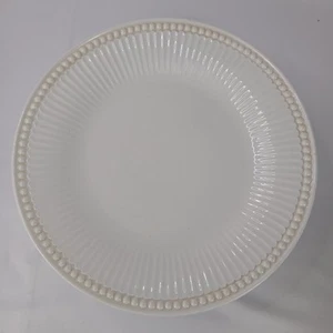 Lenox Butler’s Despensa Platos de Cena 11.5" Blanco Repujado Borde Cuentas Redondo Lote 8 - Imagen 1 de 11