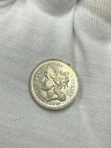 1879 Three Cent Nickel, Raw Proof M220 - Picture 1 of 6