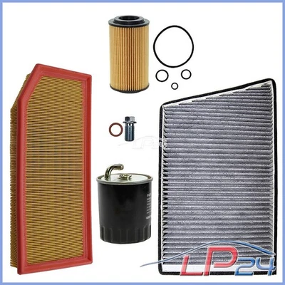 FILTRE À HUILE AIR POLLEN DIESEL "B" POUR MERCEDES BENZ CLASSE C W203 C203 - Photo 1/4