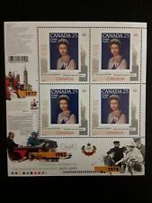 2012 Canada Mint Souvenir Sheet - Queen Elizabeth II - Mini pan of 4