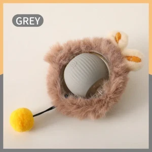 Cat Interactive Ball Toys Automatic Rolling Ball Faux Tail Rechargeable Smart Pe - Picture 1 of 12