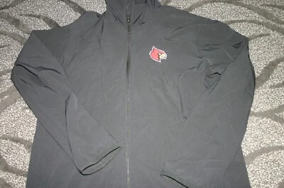 Louisville Cardinals Adidas Football Team Issued Full Zip Sideline Jacket  XL - Image 1 of 2