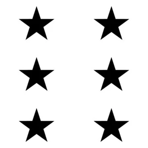 Calcomanía de vinilo de 1 - 3" STAR PACK x6 pegatina ventana de coche portátil cielo nocturno espacio bonita - Imagen 1 de 35