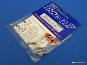 (Take Off TT-522) 64Max Titanium Ball Stud 4.8Ø 4pcs Total Length 13.8mm Japan - Picture 1 of 2