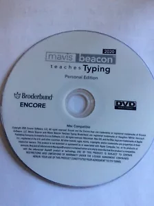 Mavis Beacon Teaches Typing 2020 DVD Personal Edition Broderbund Encore used 1X - Picture 1 of 3