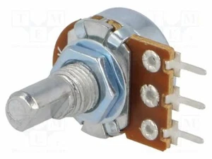 Potentiometer: Axial 5kΩ 6mm 125mW 1-Rotation ±20% THT Metal R16148D-1A-2-B5K K - Picture 1 of 1